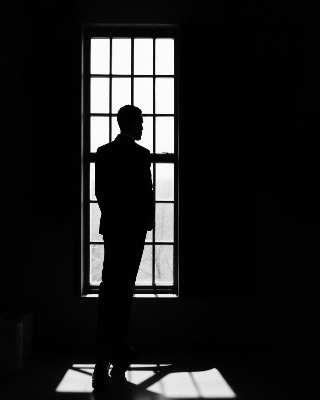 Retrato profesional en blanco y negro